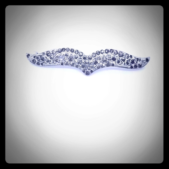 Jewelry Copy Victorian Mustache Paste Diamond V Brooch Poshmark